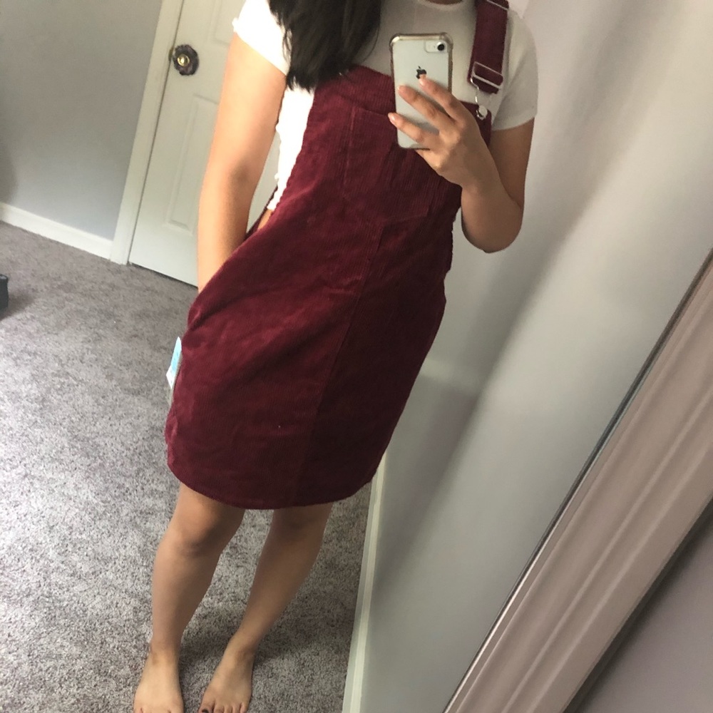 Velvet overalls